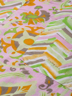 Sangria Women Pink & Yellow Ethnic Motifs Printed Cotton Kurta with Trousers & Dupatta