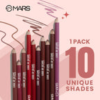 MARS Cosmetics Edge of Desire Lip Liner With Holder - Set A - Distacart