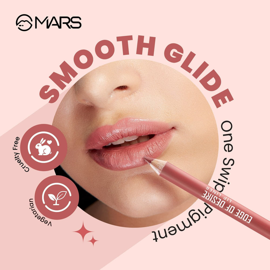 MARS Cosmetics Edge of Desire Lip Liner With Holder - Set B
