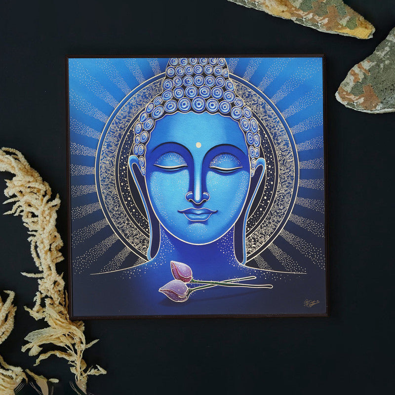Tehzeeb Creations Golden Embossed Wall Painting