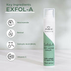 Aveil Exfol-A Anti Aging Face Serum - Renews & Repairs Skin Overnight