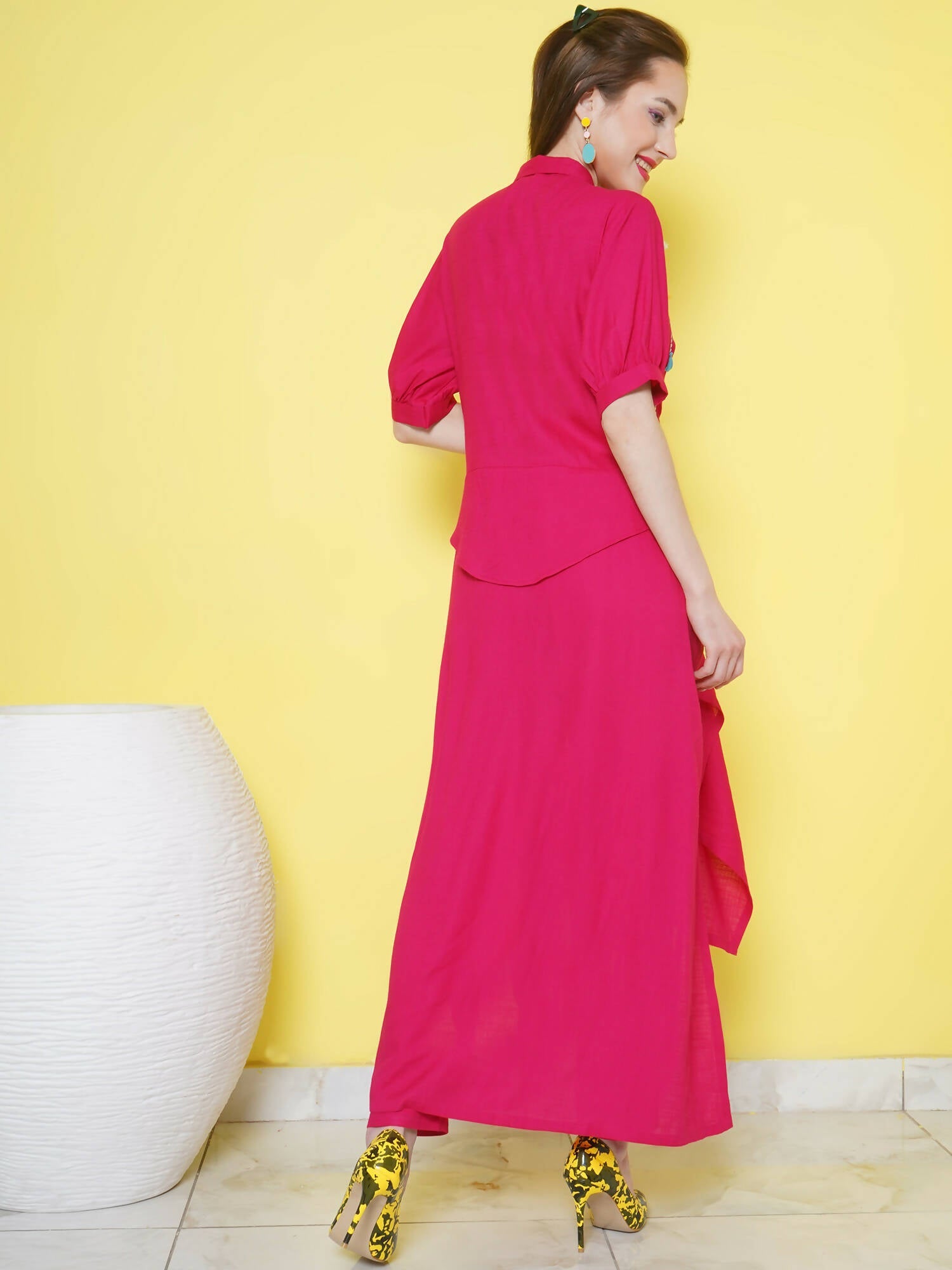 Women Republic Pink Rayon Indoester Set - Distacart