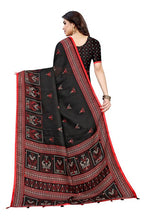 Vamika Embroidery Black Jute Silk Sarees