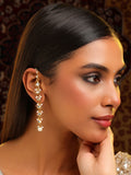 Ruby Raang Rose Mist Pearl Earrings - Distacart