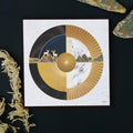 Tehzeeb Creations Golden Embossed Wall Painting