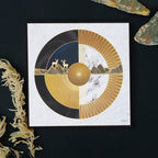Tehzeeb Creations Golden Embossed Wall Painting