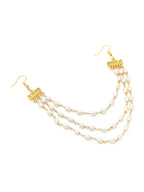 Ruby Raang Gold Pearl Hair Jewelry