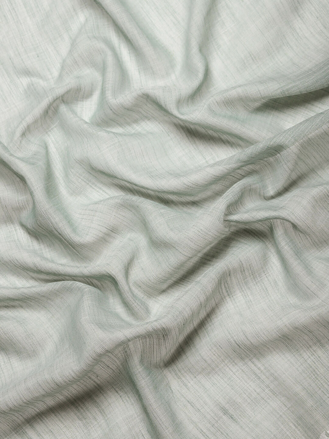 Shree Shyam Fashion Linen Sea Green Saree - Distacart