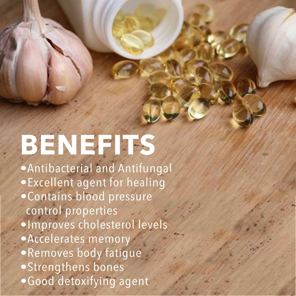 Nutriorg Garlic Oil Soft Gel Capsules - Distacart