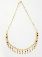 NVR Women's Multicolor Gold-Polished Minimal Chain
