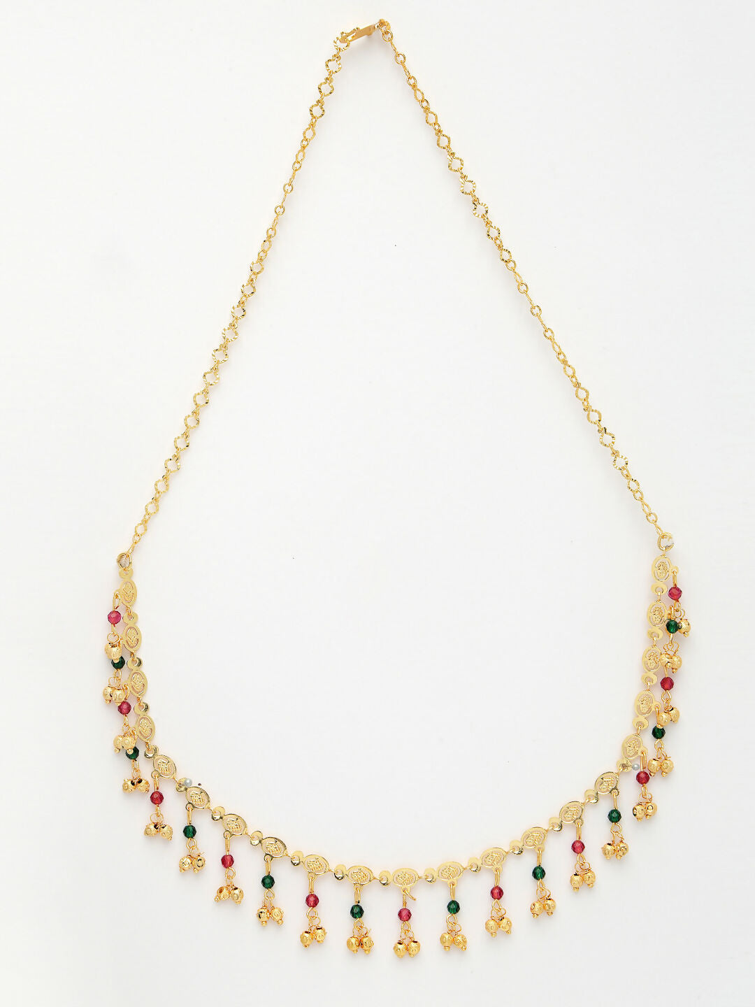 NVR Women's Multicolor Gold-Polished Minimal Chain