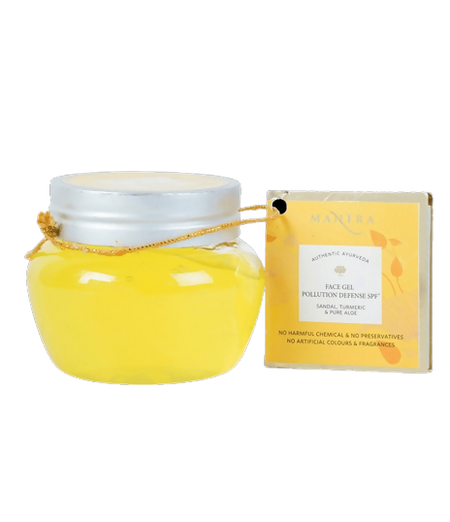 Mantra Herbal Face Gel Pollution Defense Spf+ Sandal Turmeric & Pure Aloe