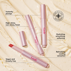 Gush Beauty Hybrid Gloss Butter Balm High Shine & Hydrating - Sheer Orange