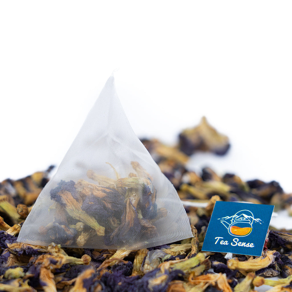 Tea Sense Butterfly Blue Pea Flower Tea Bags Box - Distacart