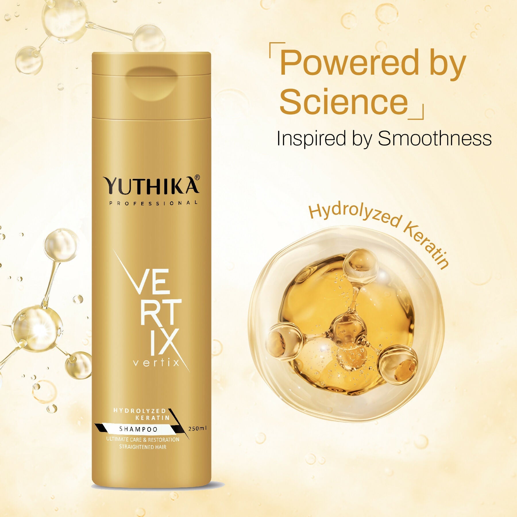Yuthika Professional Vertix Hydrolyzed Keratin Shampoo