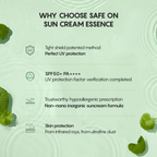 AHC Safe On Essence Sun Cream With SPF 50+ & PA++++ - Korean skincare