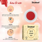 Inatur Lip and Cheek Tint Peony Pink - Distacart