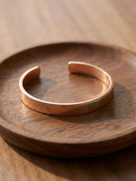 NVR Men's Rose Gold Kada Bracelet