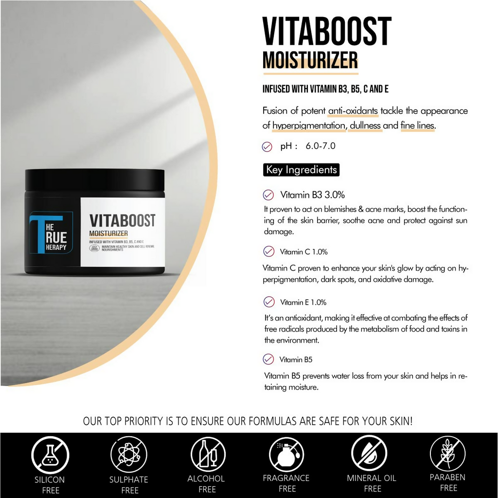 The True Therapy Vitaboost Moisturizer With Vitamin B, C And E For Daily Infusion For Skin
