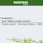Herbal Hills Ayurveda Haritaki Powder - Distacart