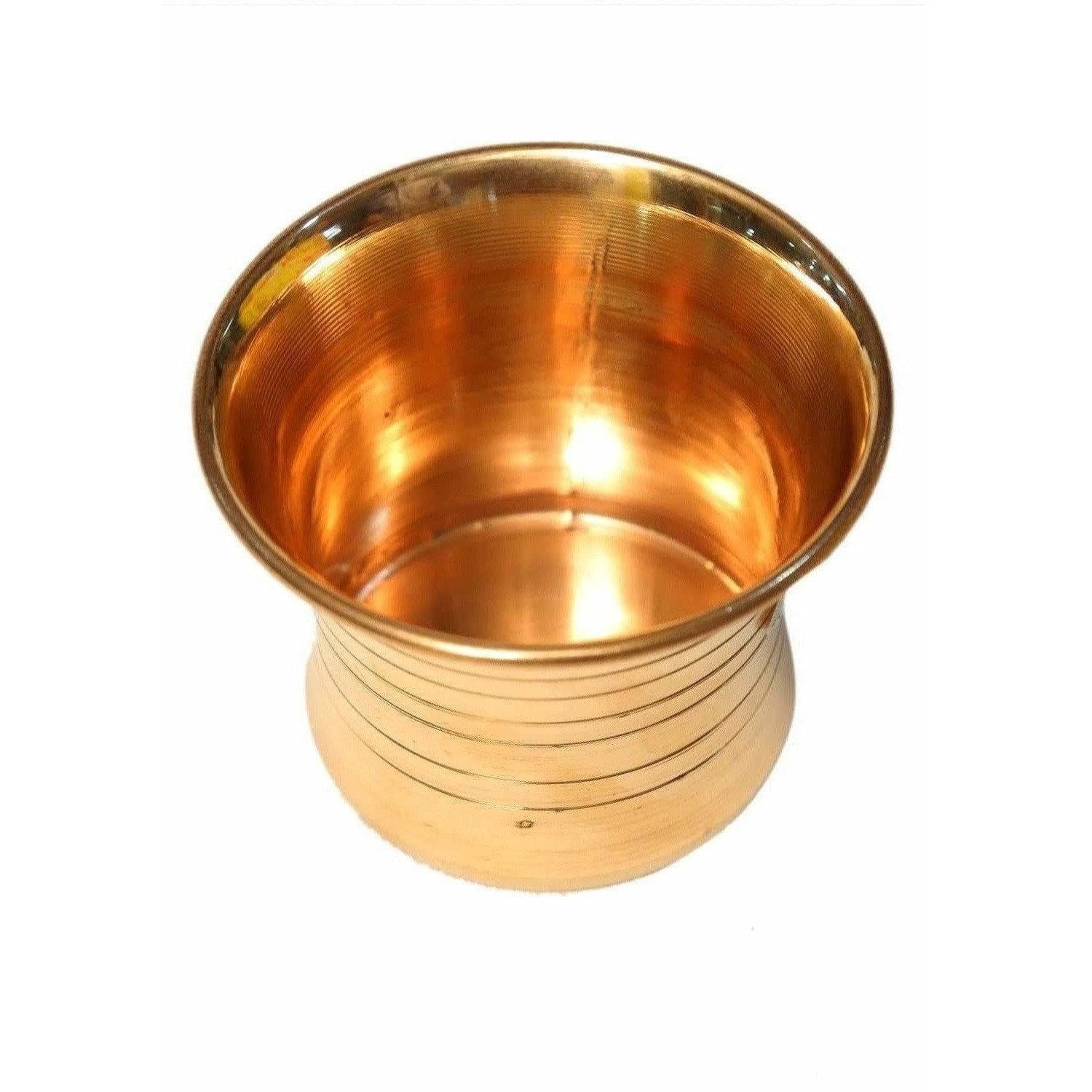 Indian Traditional Pancha Patra With Achamani -Pooja Pancha Patra