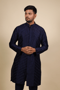 Cut Lattice Designer Men's Kurta by Hilo Design