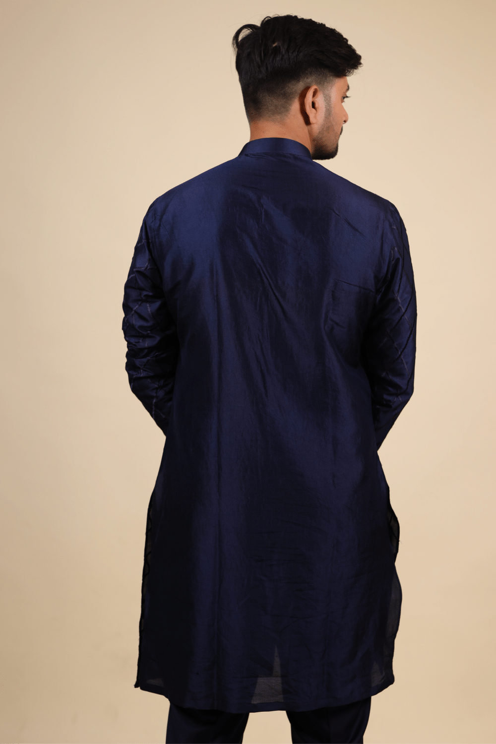 Cut Lattice Designer Men's Kurta by Hilo Design