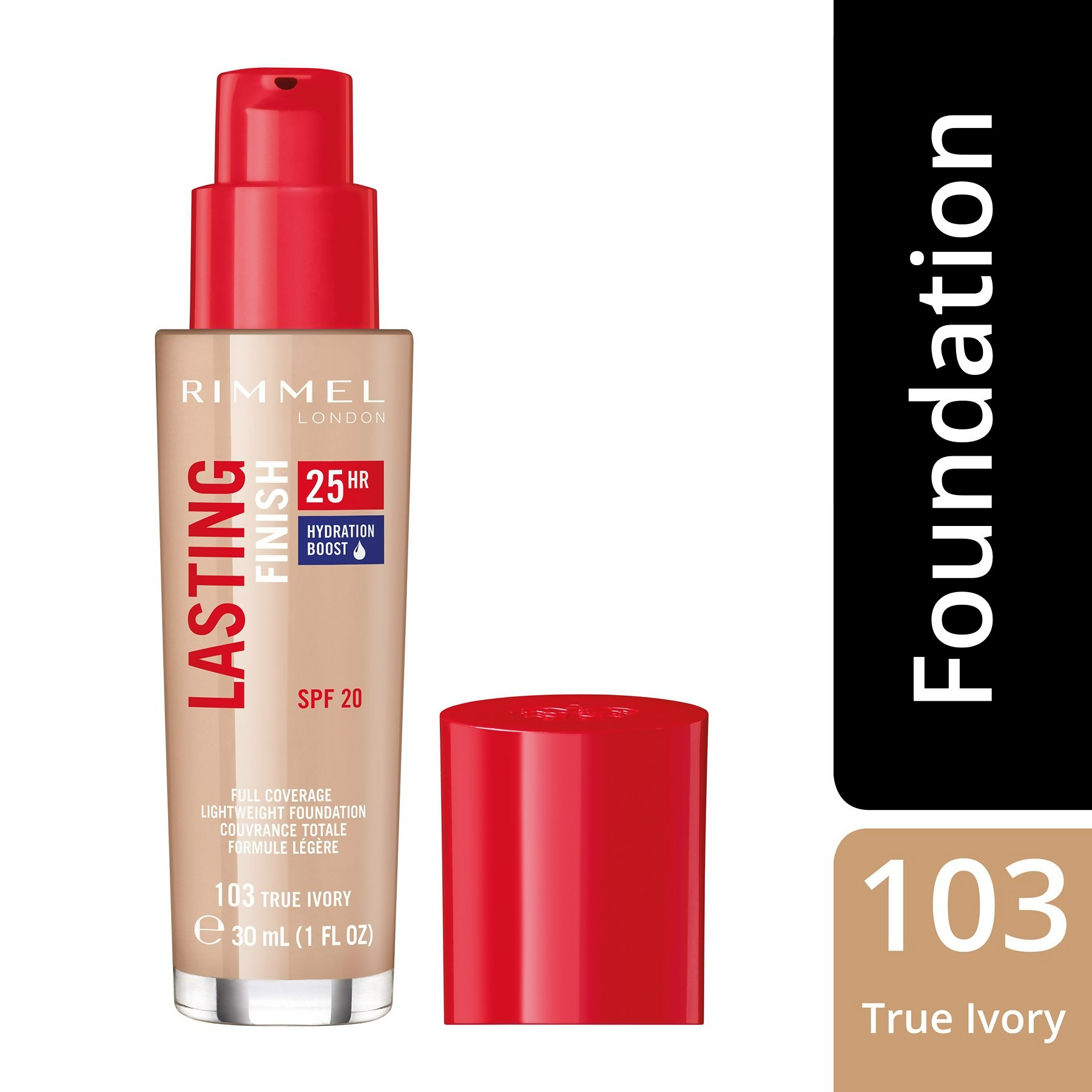 Rimmel London Lasting Finish 25 Hour Foundation SPF 20 - True Ivory