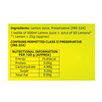 Keya Lemon Juice With Natural Lemons - Distacart