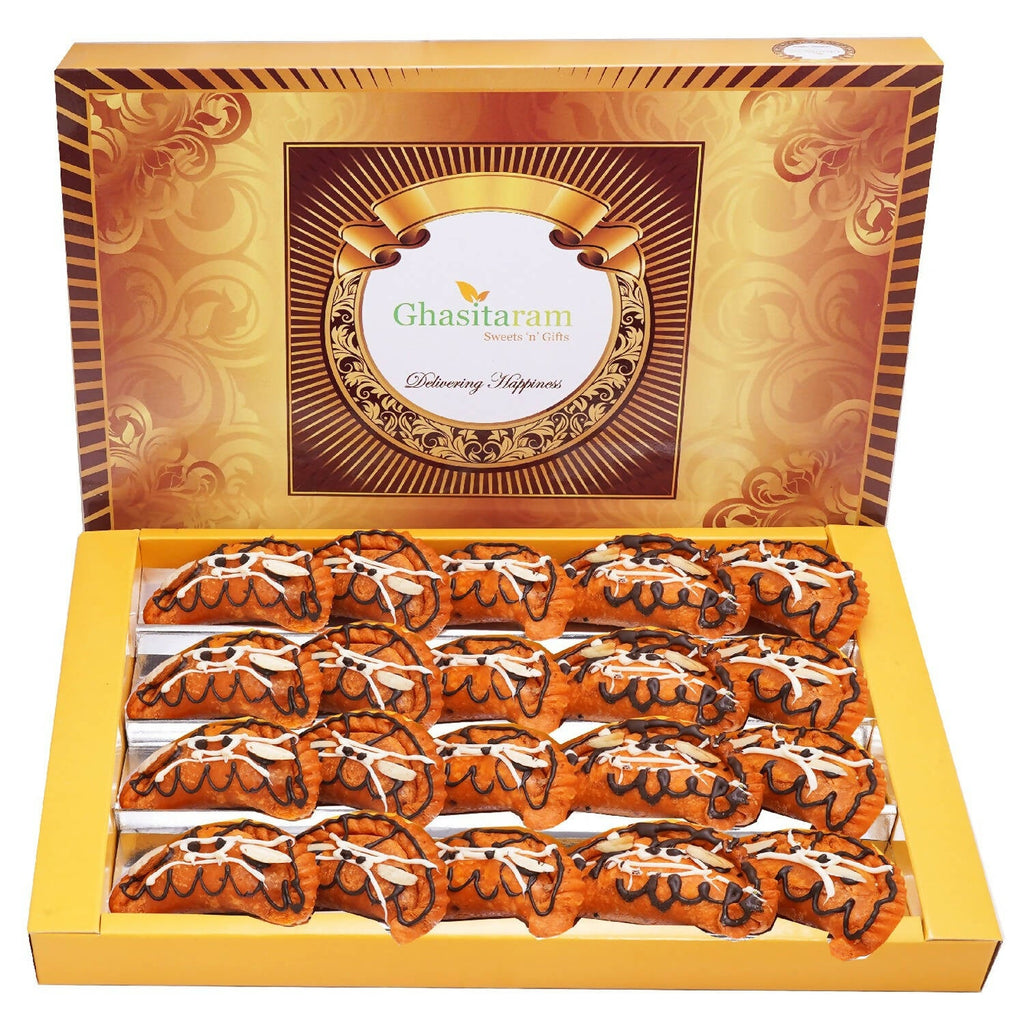 Ghasitaram Orange Flavoured Gujiya - Distacart