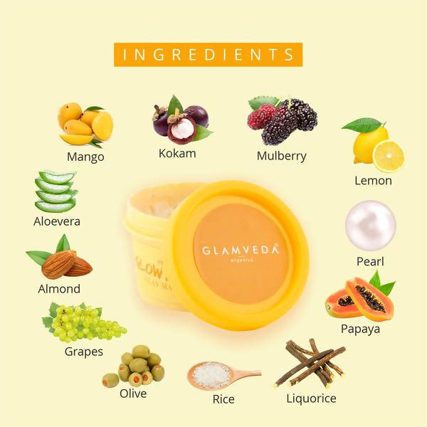Glamveda Pure Glow D Tan Clay Masque