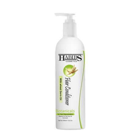 Habibs Professional Hair Conditioner Nourishing For Smooth & Straight Frizz-Free Hair, With Wheat Germ Oil Vitamin E & Tea Tree Oil Enriched