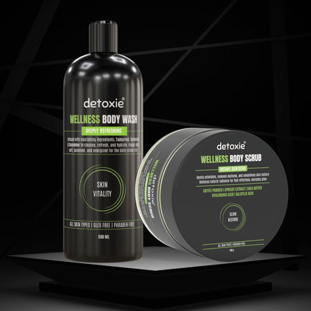 Detoxie Wellness Body Wash & Body Scrub Combo