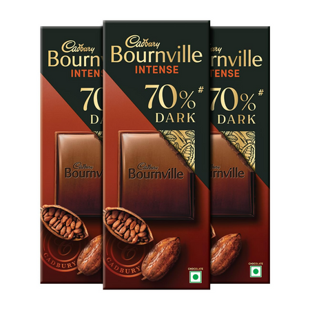 Cadbury Bournville Rich Cocoa 70% Dark Chocolate Bar