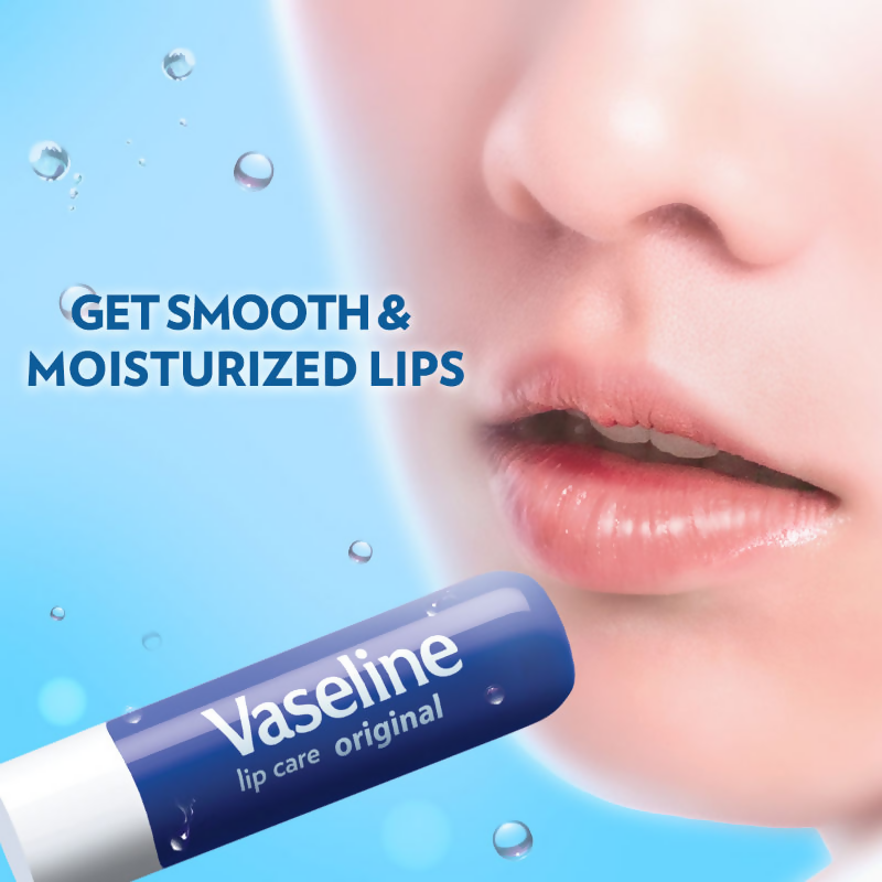 Vaseline Lip Care Lip Balm Stick - Original Lips - Distacart