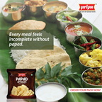 Priya Urad Dal Papad - Plain - Distacart