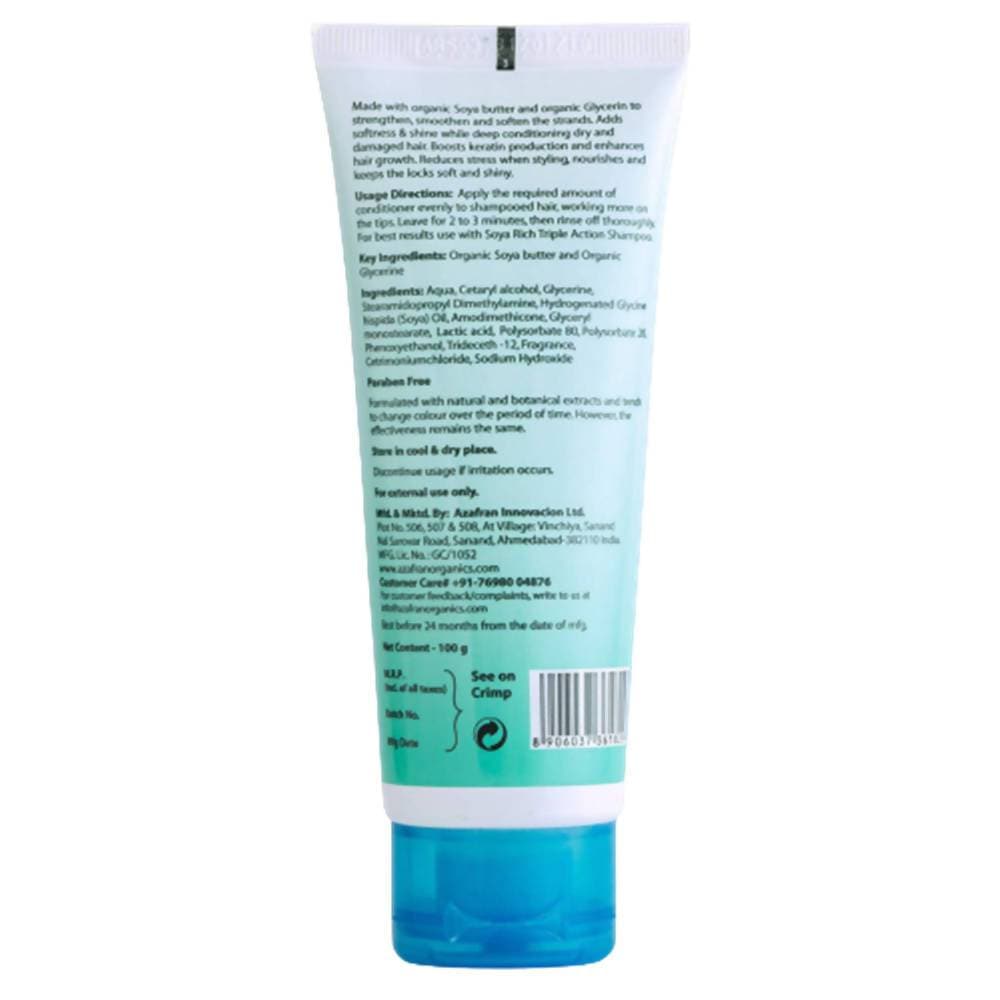 Azafran Organics Soya Rich Triple Action Intense Moisturizing Conditioner
