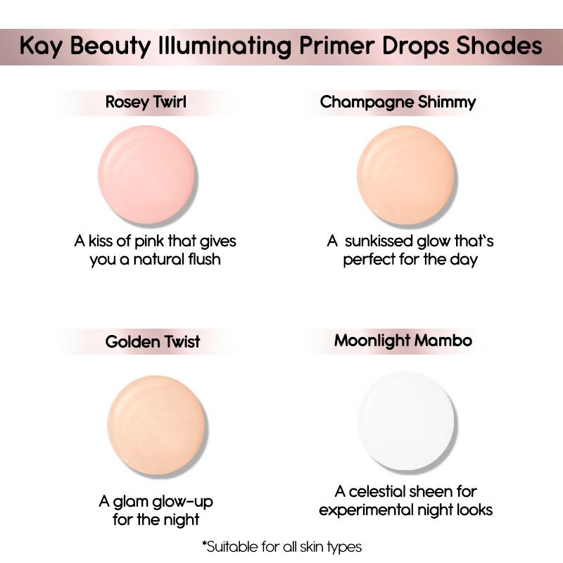Kay Beauty By Katrina Kaif Illuminating Primer Drops - Moonlight Mambo