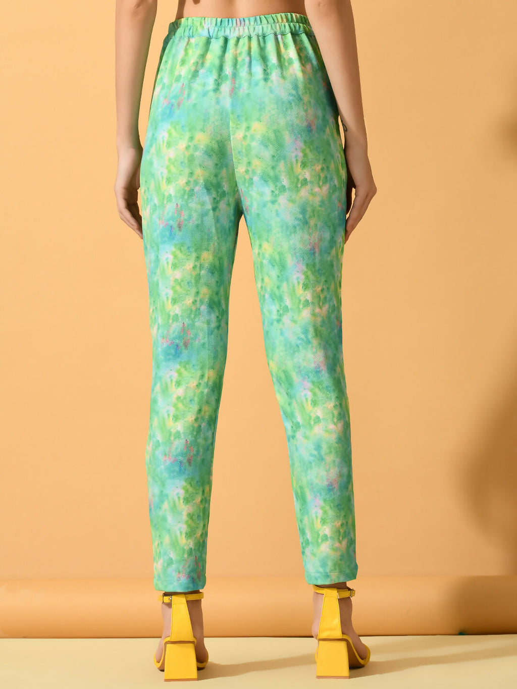 Myshka Women's Multi Slim Fit Party Trouser