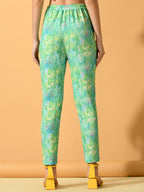Myshka Women's Multi Slim Fit Party Trouser