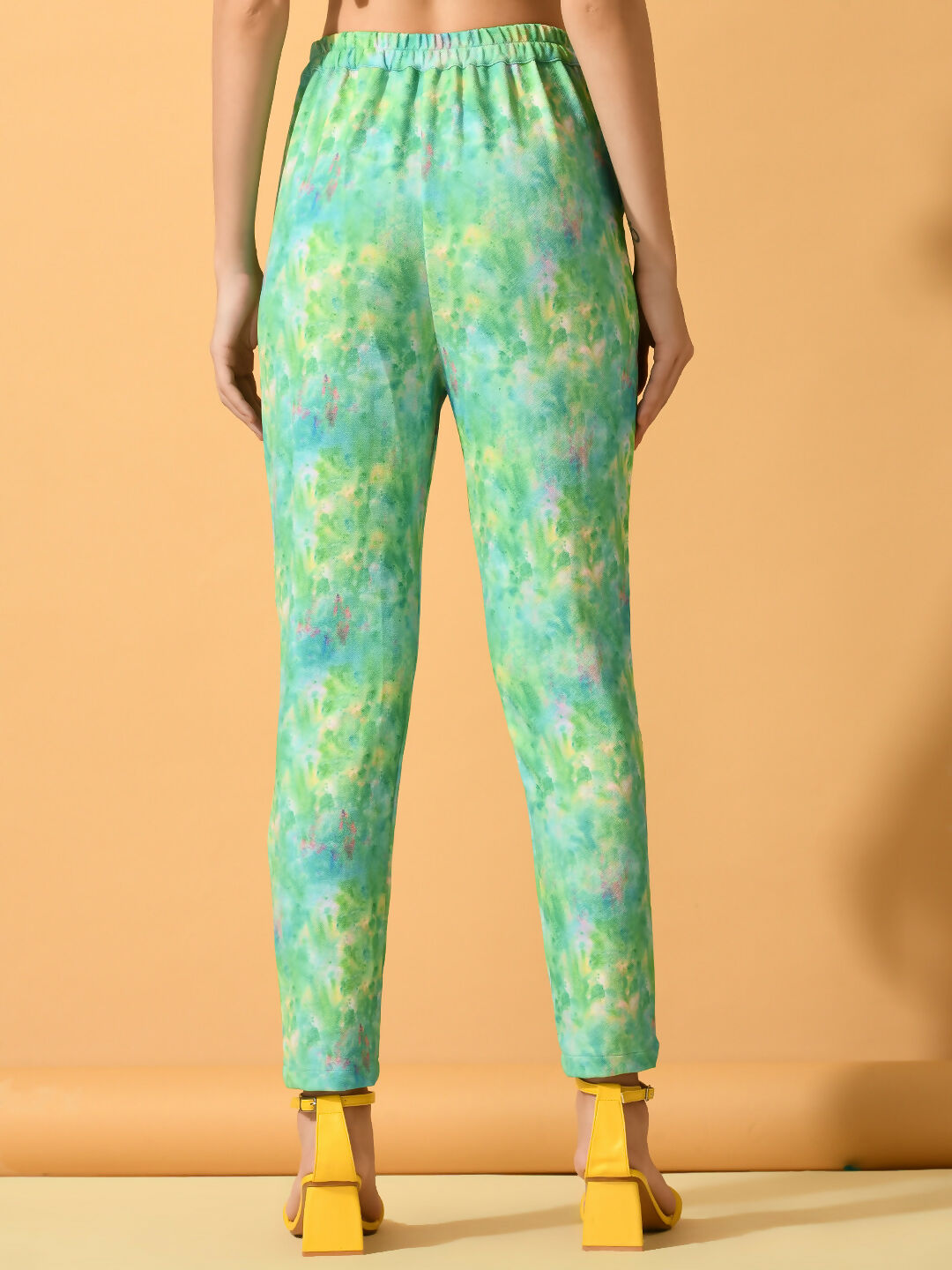 Myshka Women's Multi Slim Fit Party Trouser