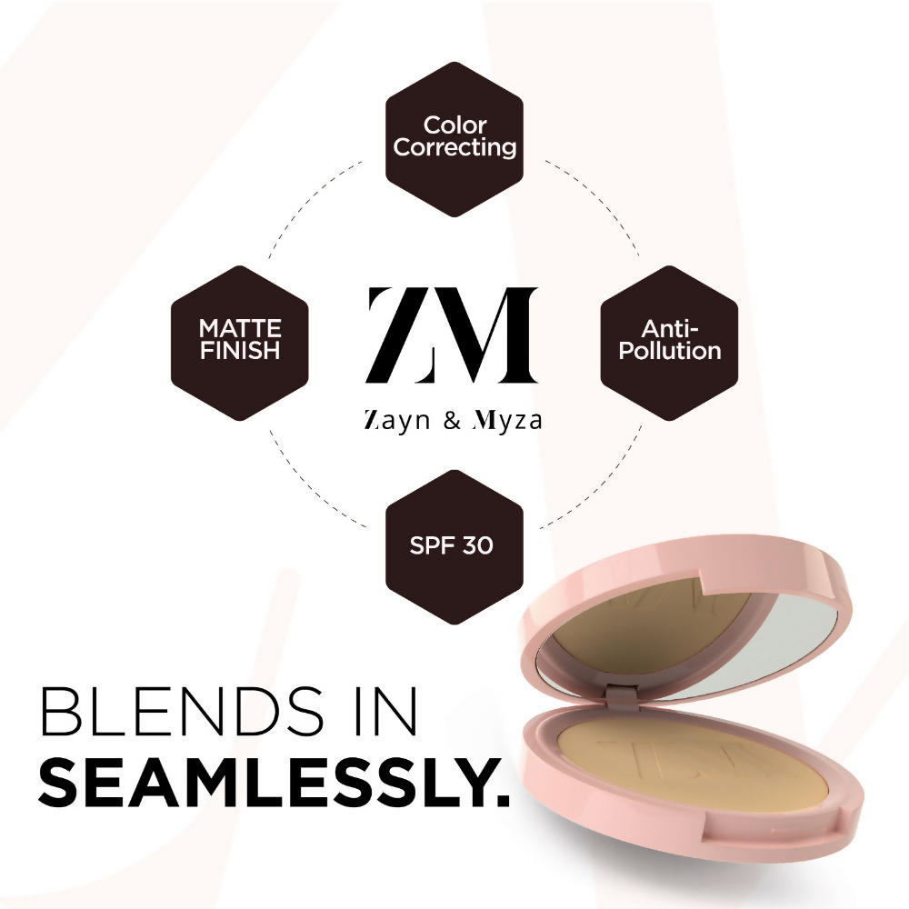 Zayn & Myza Pollution Defense CC with SPF 30 Compact Golden Sand