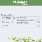 Herbal Hills Ayurveda Triphala Powder - Distacart