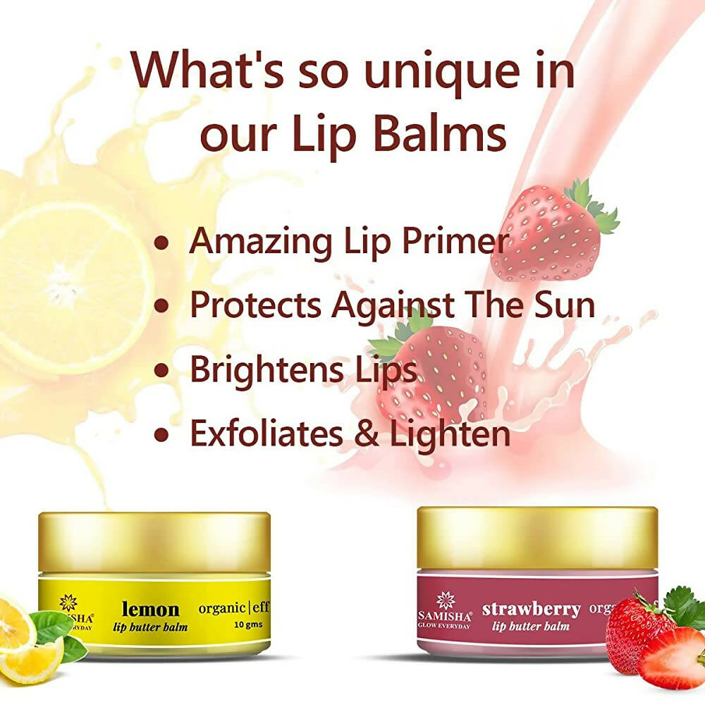 Samisha Organic Lemon Lip Butter Balm