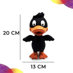 Goofy Tails Latex Dog Toys Duck - Black