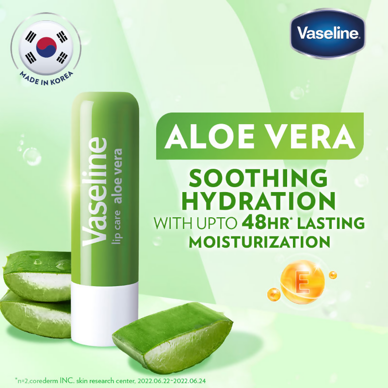 Vaseline Lip Care Lip Balm Stick - Aloe Vera - Distacart