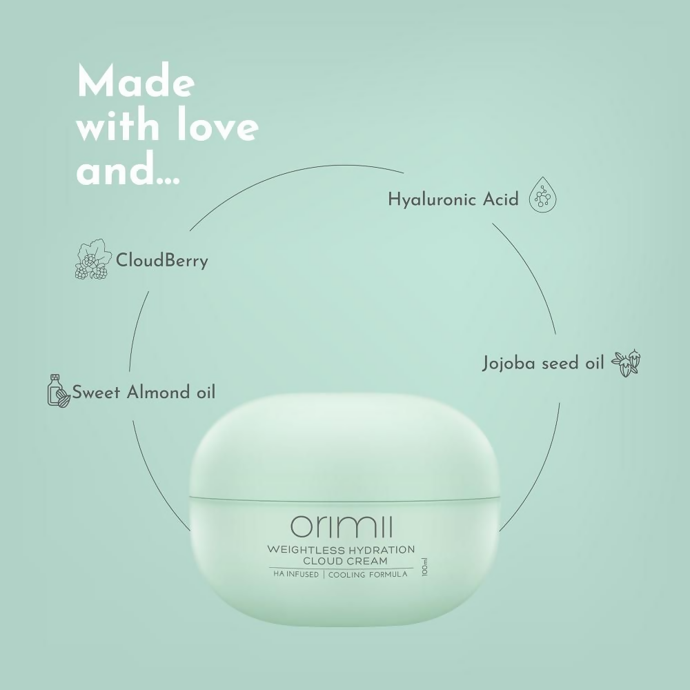 Orimii Ultra Light Hydration Cloud Cream For Moisturizing Face & Body