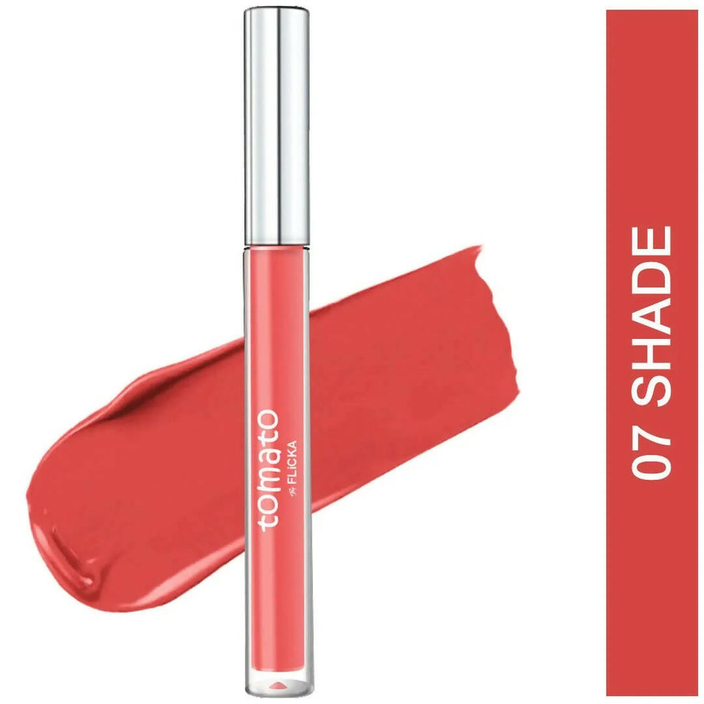 FLiCKA Tomato Liquid Lipstick - Coral - Shade 07