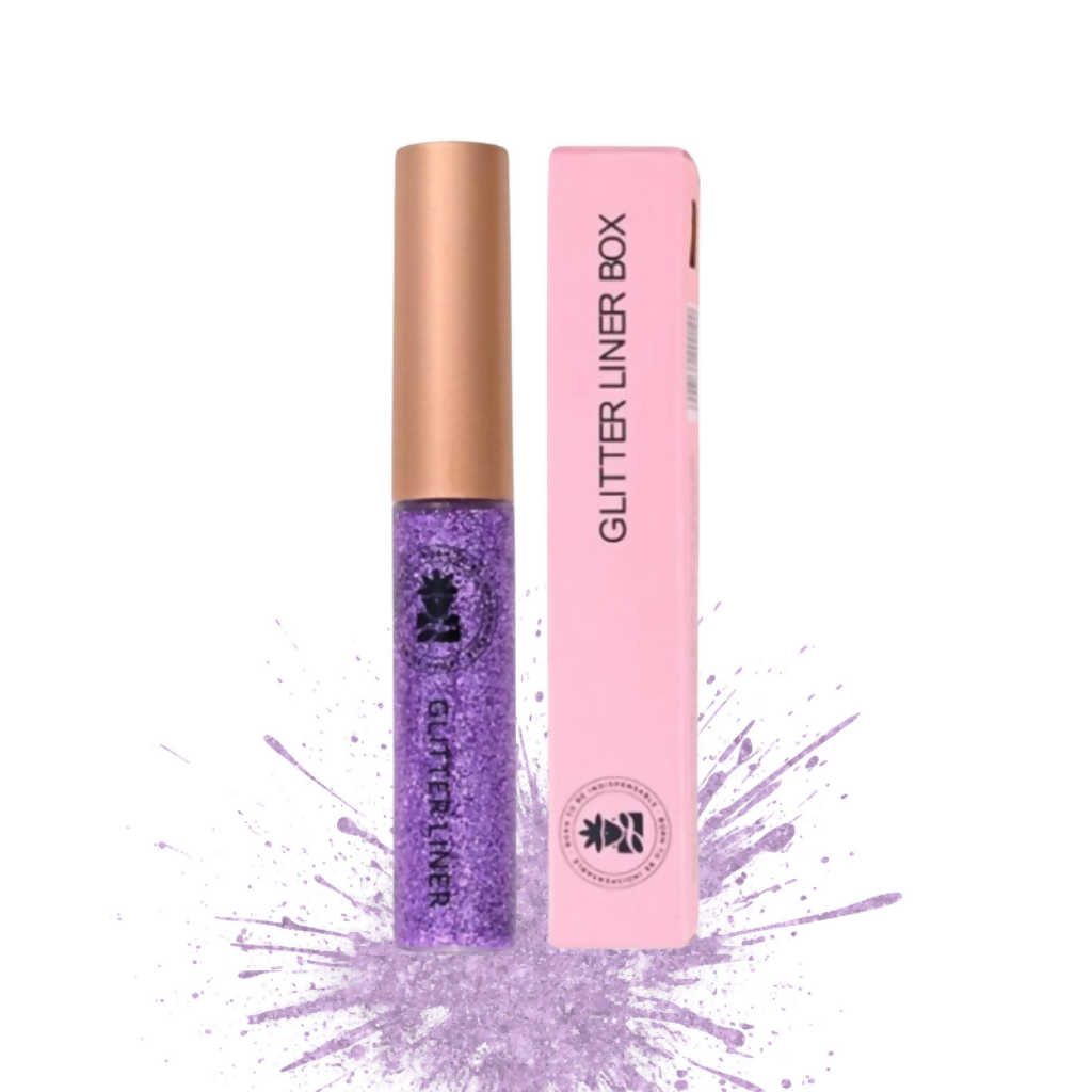 BOBI Glitter Eyeliner Purple Diamond Sparkle Finish