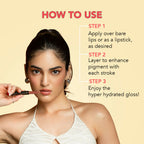 LoveChild By Masaba Gupta Shooting Star Hyper Hydrating Gloss Balm - Fireball